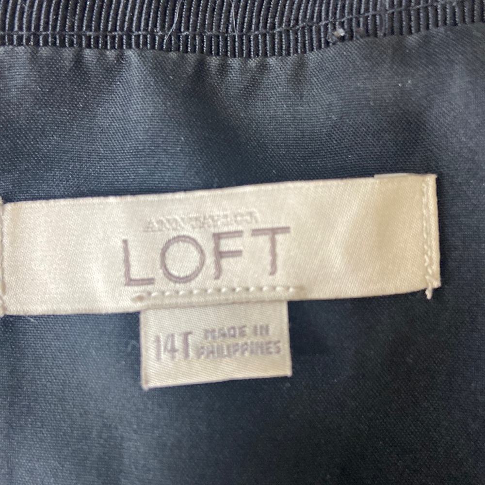 Loft Boho Short Patterned Cotton Blend A Line Ski… - image 2